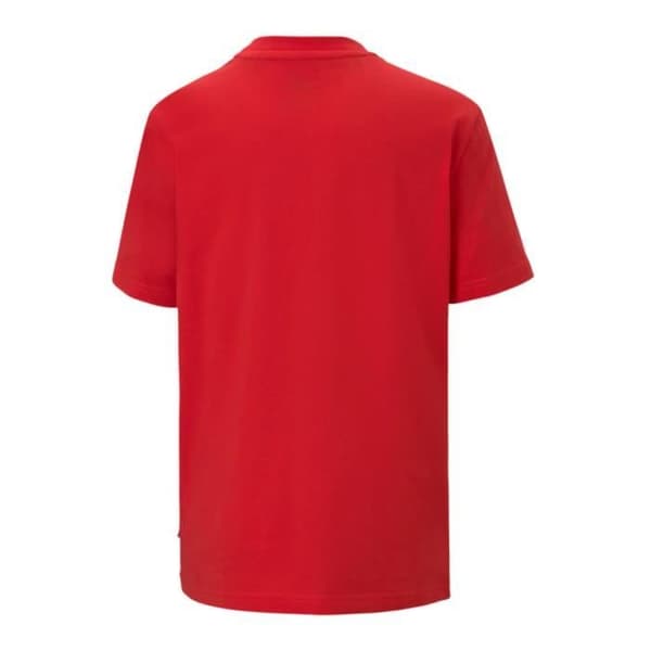 T-shirt Kille - PUMA - Rebel Bold - Röd - Rund hals - Kortärmad