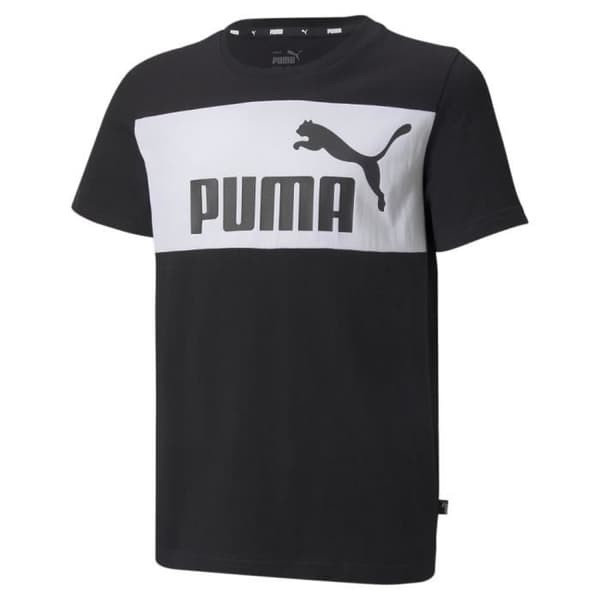 T-shirt Svart Kille Puma Colorblock