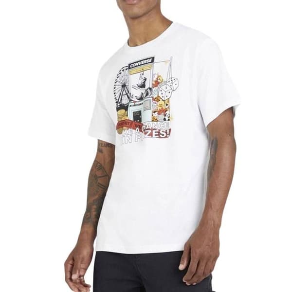 T-shirt Vit Man Converse Claw Machine