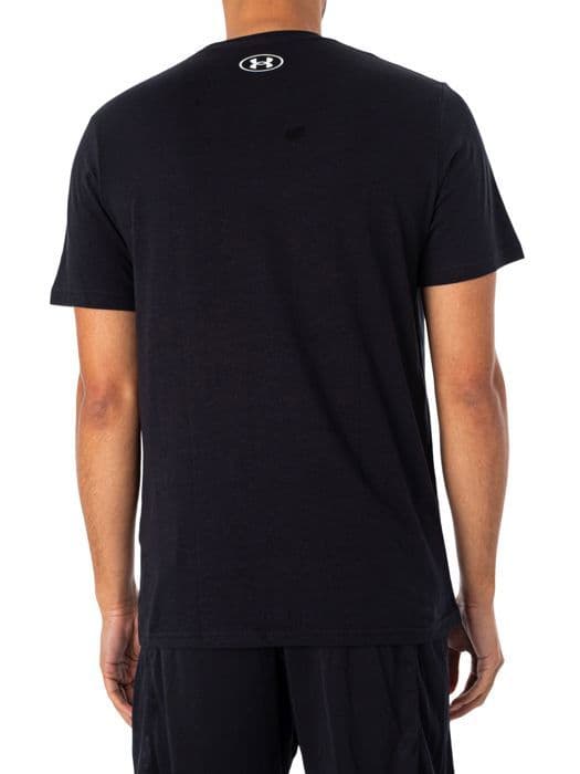 T-shirt - Under Armour - Foundation - Svart - Kortärmad - Herr
