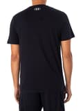 Miniatyrbild 3 av 6: T-shirt - Under Armour - Foundation - Svart - Kortärmad - Herr
