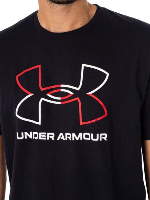 T-shirt - Under Armour - Foundation - Svart - Kortärmad - Herr