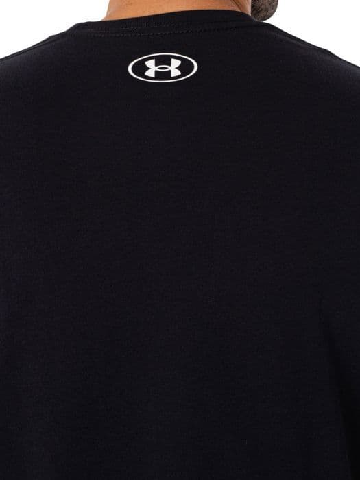 T-shirt - Under Armour - Foundation - Svart - Kortärmad - Herr