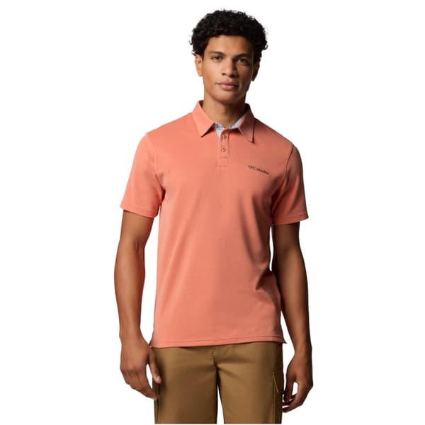 Columbia Nelson Point Polo 1772721851, Man, T-shirt, Orange
