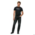 Miniatyrbild 2 av 4: T-shirt Herr Pepe Jeans - enhetlig - Svart - Kortärmad - Bomull - Regular