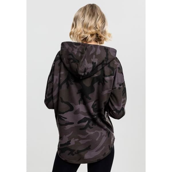 Huva-tröja - Urban Classics - Camo - Rosa - Långa ärmar - Justerbar
