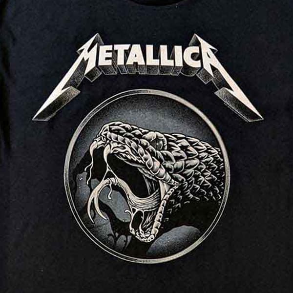 Metallica Black Album Poster T Shirt