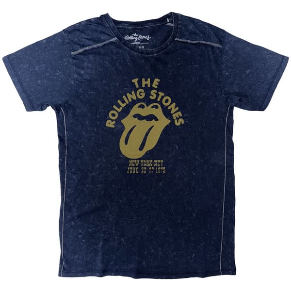 The Rolling Stones NYC 1975 Snow Wash T Shirt