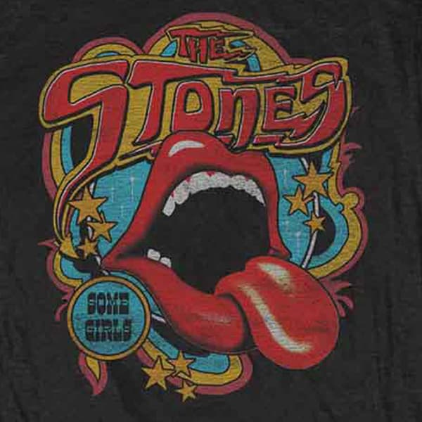 The Rolling Stones Retro 70s Vibe Skinny Fit T Shirt