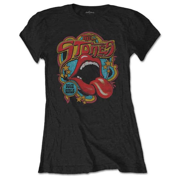 The Rolling Stones Retro 70s Vibe Skinny Fit T Shirt