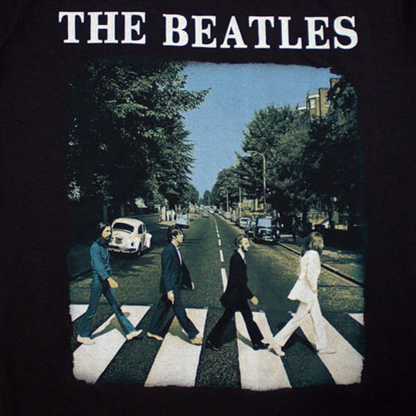The Beatles Abbey Road And Logo T Shirt