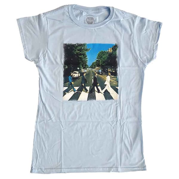 The Beatles Vintage Abbey Road Skinny Fit T Shirt Blue S