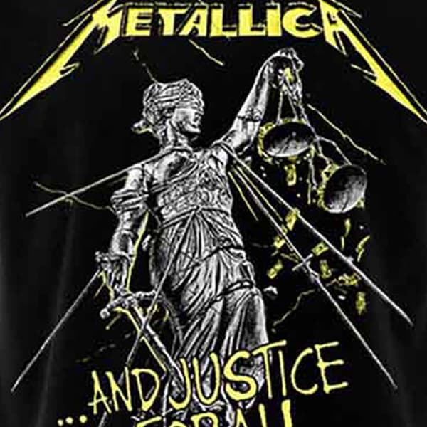 Metallica And Justice For All Tracks T Shirt