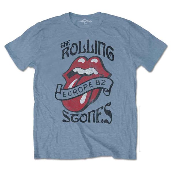 The Rolling Stones Europe 82 Tour T Shirt