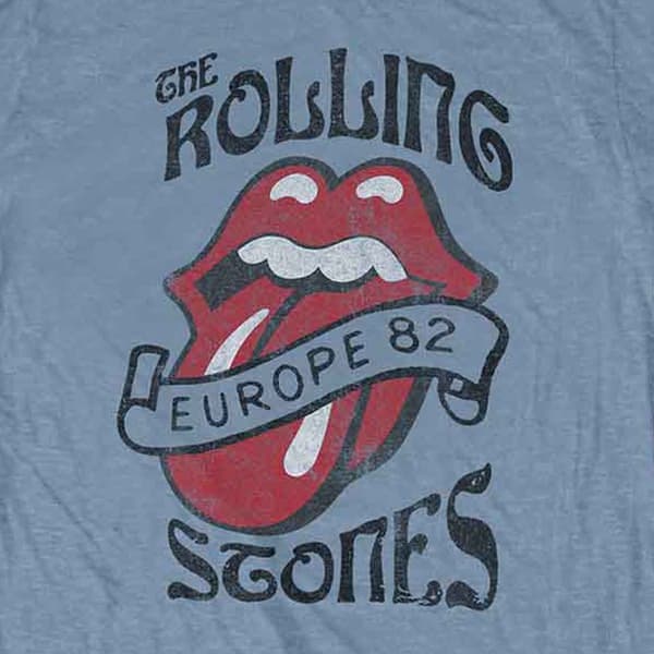 The Rolling Stones Europe 82 Tour T Shirt