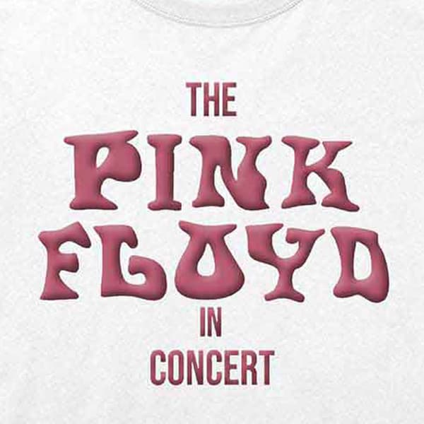 Pink Floyd Live In Concert Puff Print T Shirt