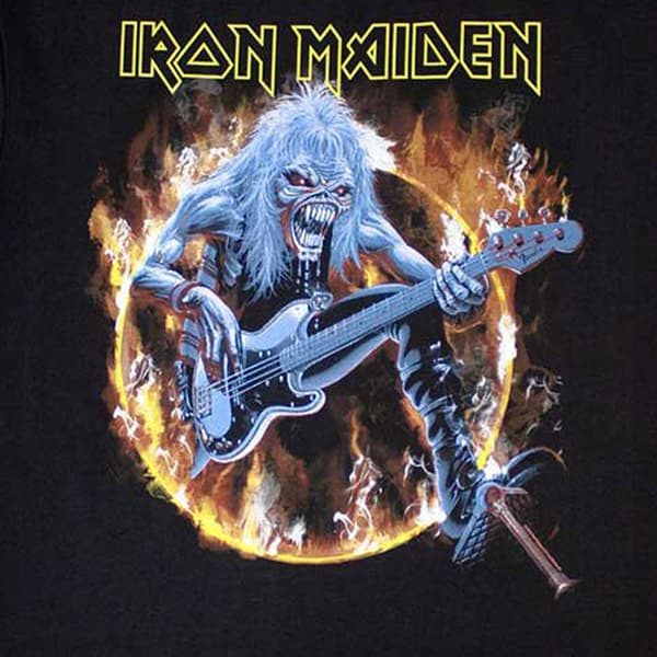 Iron Maiden Fear Live Flames T Shirt
