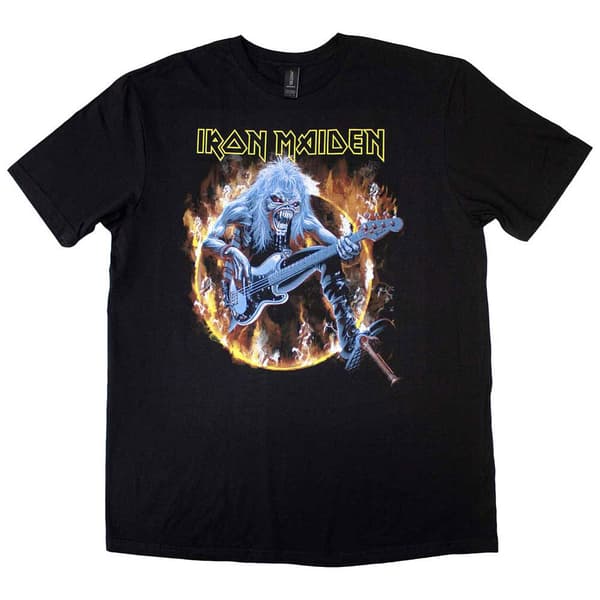 Iron Maiden Fear Live Flames T Shirt