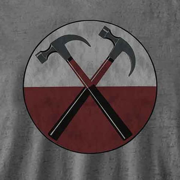 Pink Floyd The Wall Hammers Burnout T Shirt