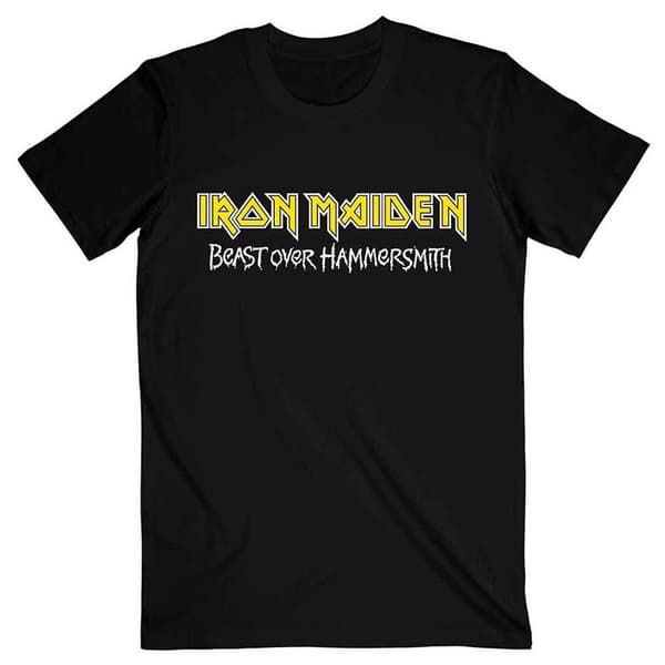 Iron Maiden Beast Over Hammersmith Eddie And Devil T Shirt