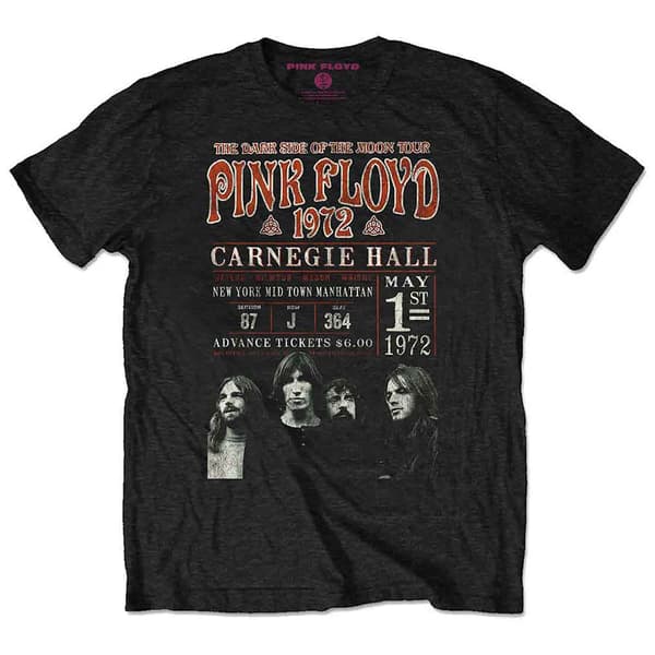 Pink Floyd Carnegie 72 T Shirt
