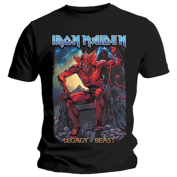 Iron Maiden Legacy of the Beast Devil T Shirt