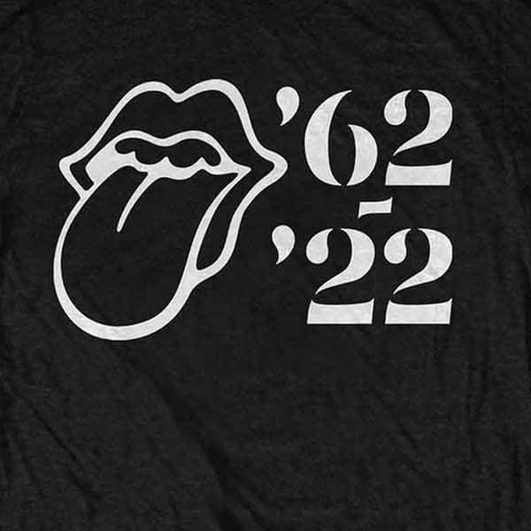 The Rolling Stones Sixty Outline 1962 To 2022 T Shirt