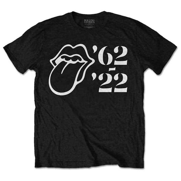 The Rolling Stones Sixty Outline 1962 To 2022 T Shirt