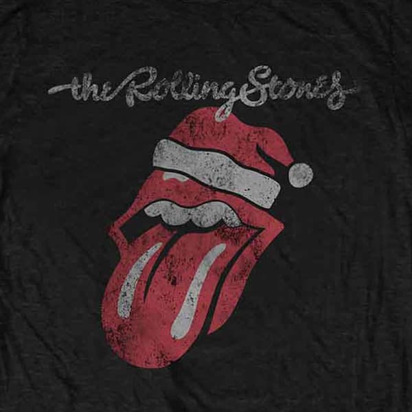 The Rolling Stones Santa Lick T Shirt