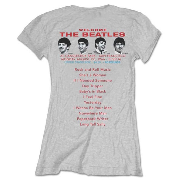 The Beatles Candlestick Park Skinny Fit T Shirt