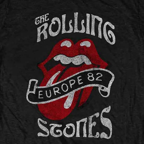 The Rolling Stones Europe 82 Tour T Shirt