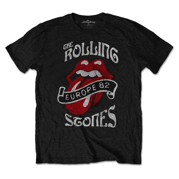 The Rolling Stones Europe 82 Tour T Shirt