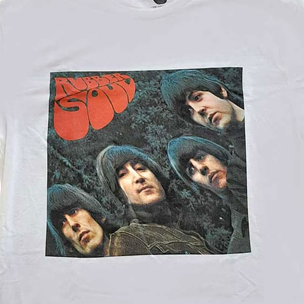 The Beatles Rubber Soul Album Cover T Shirt