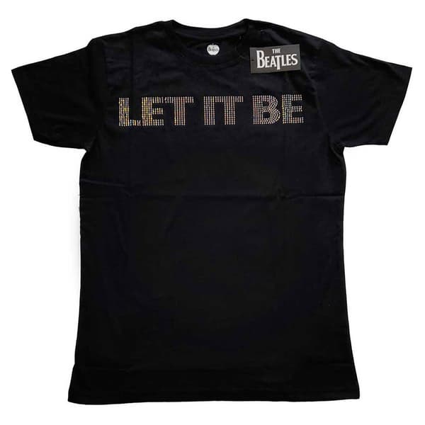 The Beatles Let It Be Diamante T Shirt