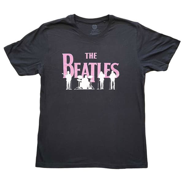 The Beatles Band Silhouettes Hi Build T Shirt