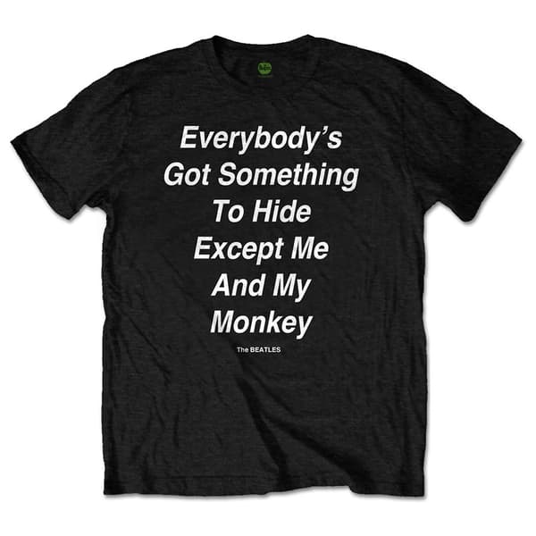 The Beatles Me And My Monkey T Shirt