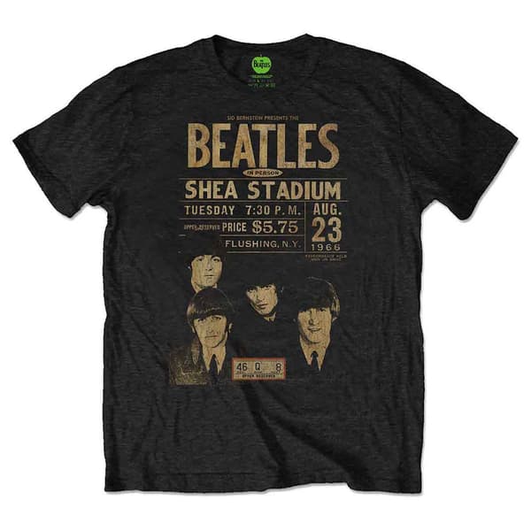 The Beatles Shea Stadium 1966 T Shirt