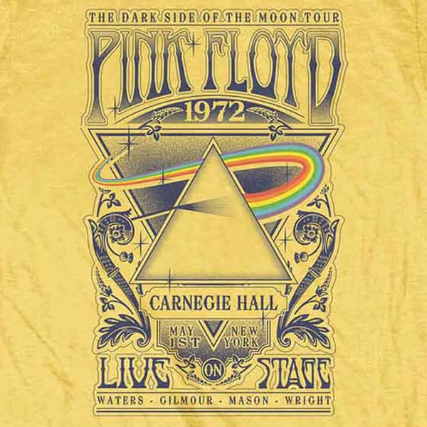 Pink Floyd Carnegie Hall Poster T Shirt
