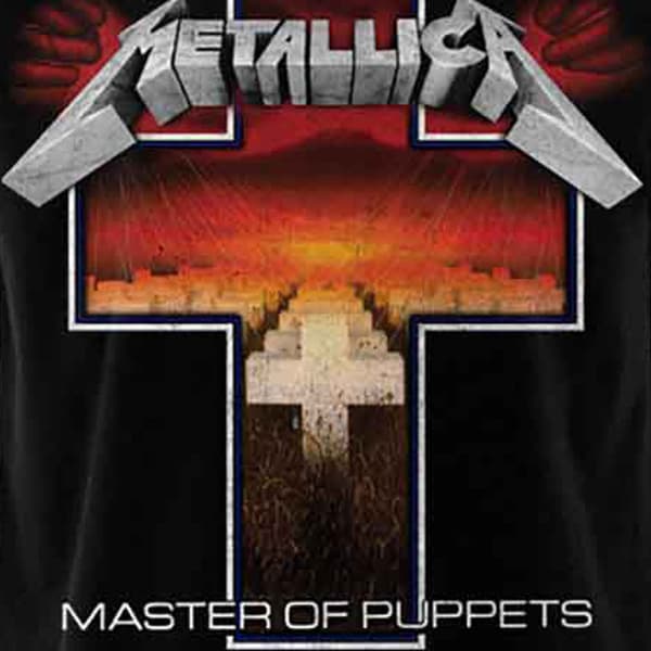 Metallica Master Of Puppets Cross T Shirt