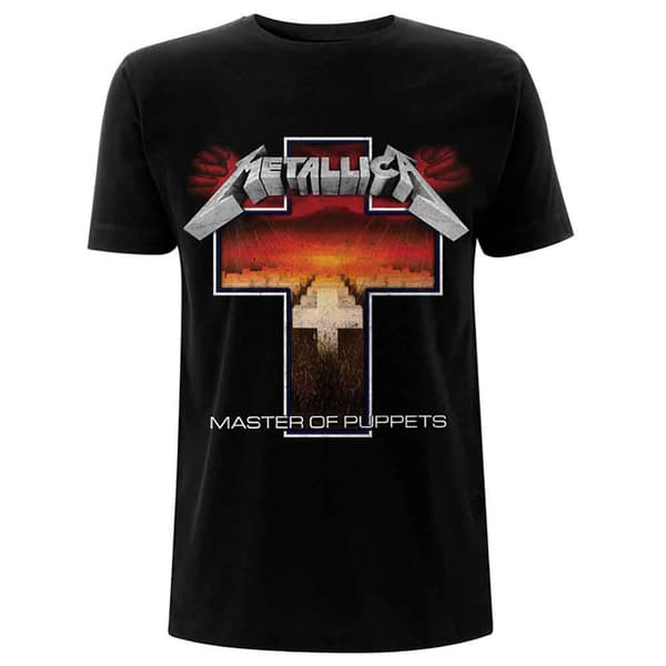 Metallica Master Of Puppets Cross T Shirt