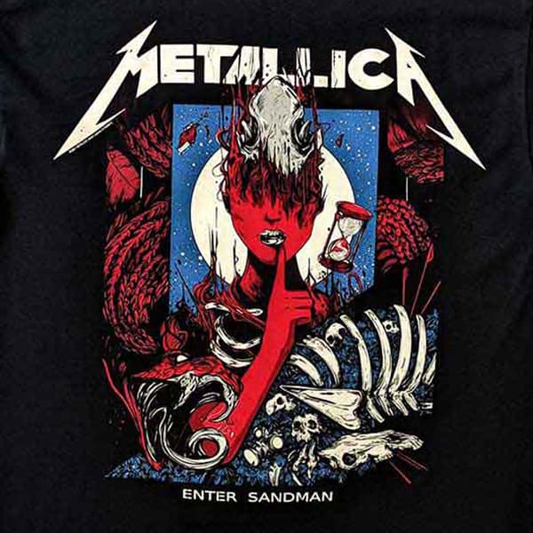 Metallica Enter Sandman Poster T Shirt