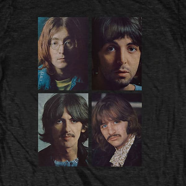 The Beatles White Album Faces T Shirt