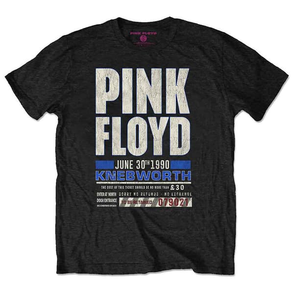 Pink Floyd Knebworth 90 Blue T Shirt