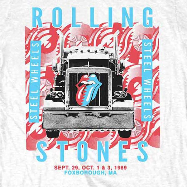 The Rolling Stones Steel Wheels T Shirt
