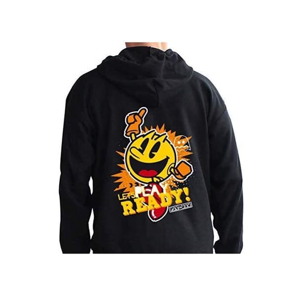 ABYstyle - PAC-Man - Sweatshirt - Låt oss spela - Man - Svart (L)