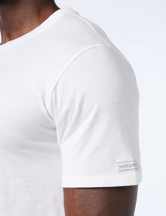 Navigare T-shirt - 513-Bianco - T-shirt herr (paket med 3)