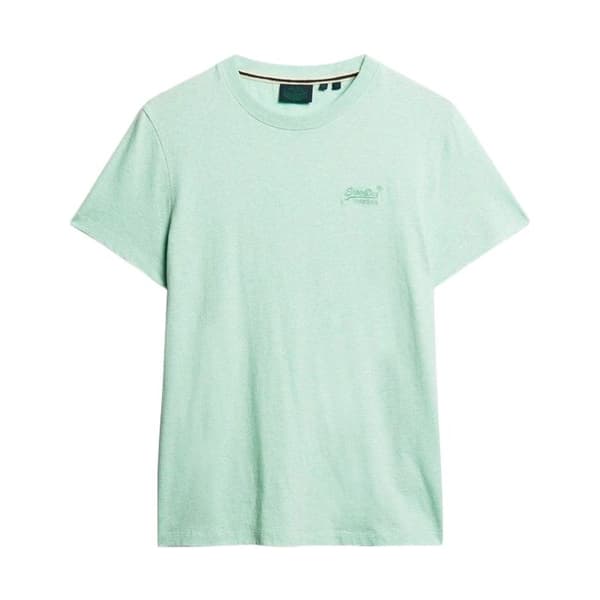 T-shirt Superdry Herr Essential Logo Grön Bomull
