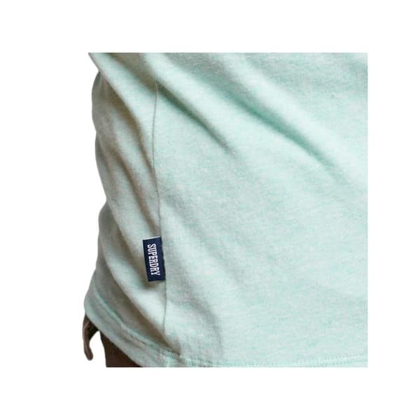T-shirt Superdry Herr Essential Logo Grön Bomull