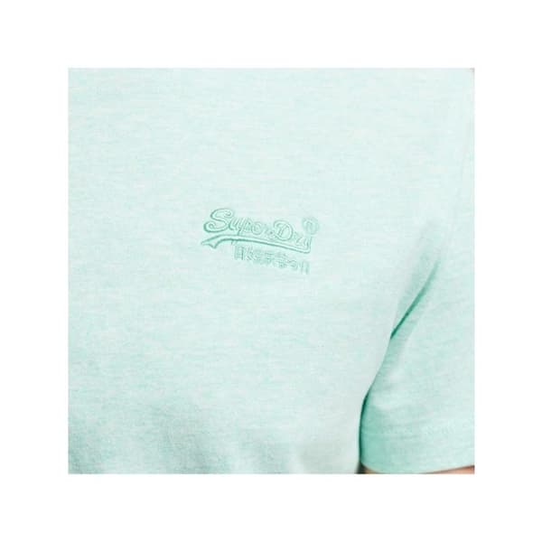 T-shirt Superdry Herr Essential Logo Grön Bomull