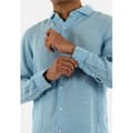 Miniatyrbild 3 av 3: Chemise superdry semester l/s linne f5p havsblå chambray